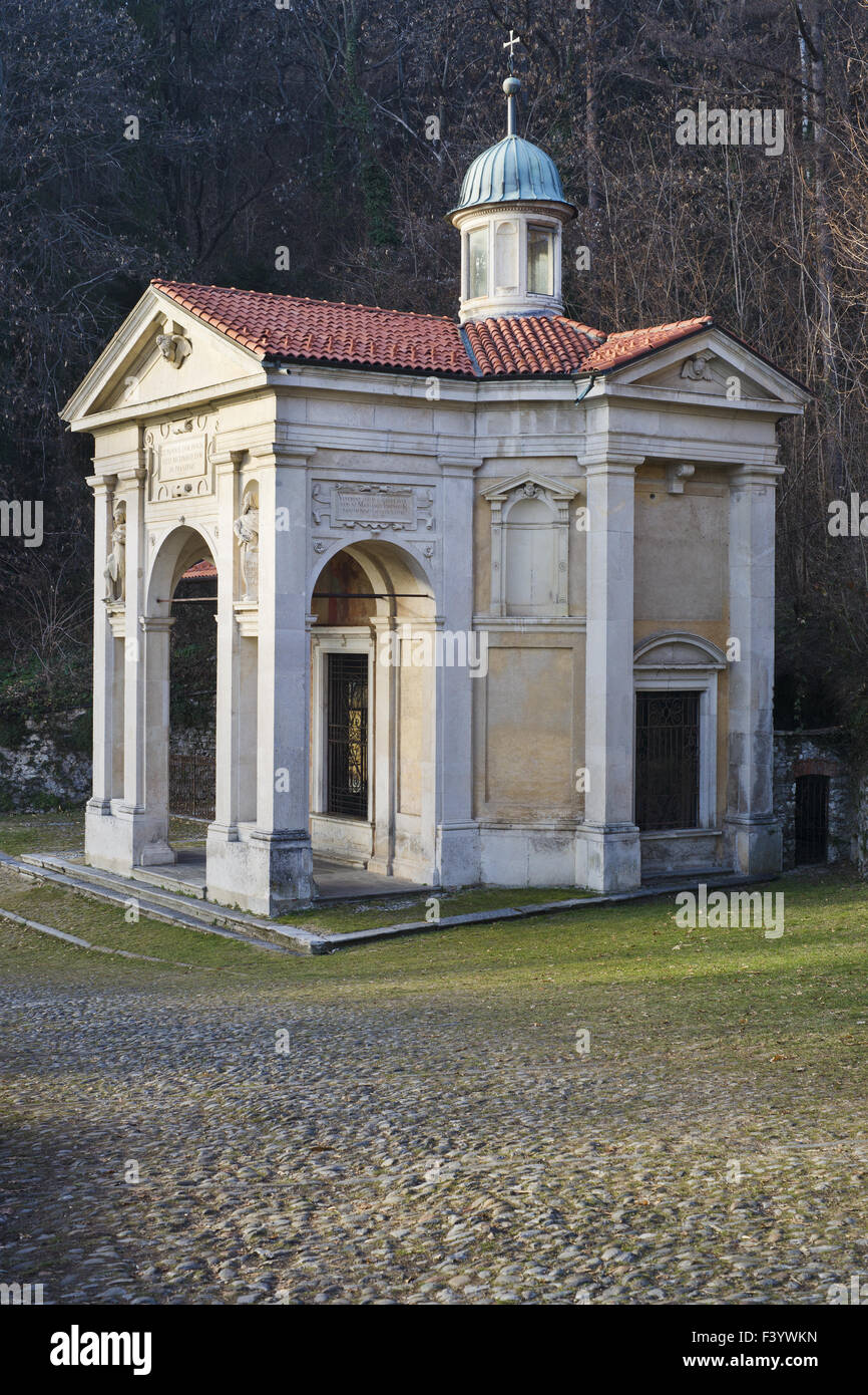 Chapel Sacro Monte di Varese Stock Photo