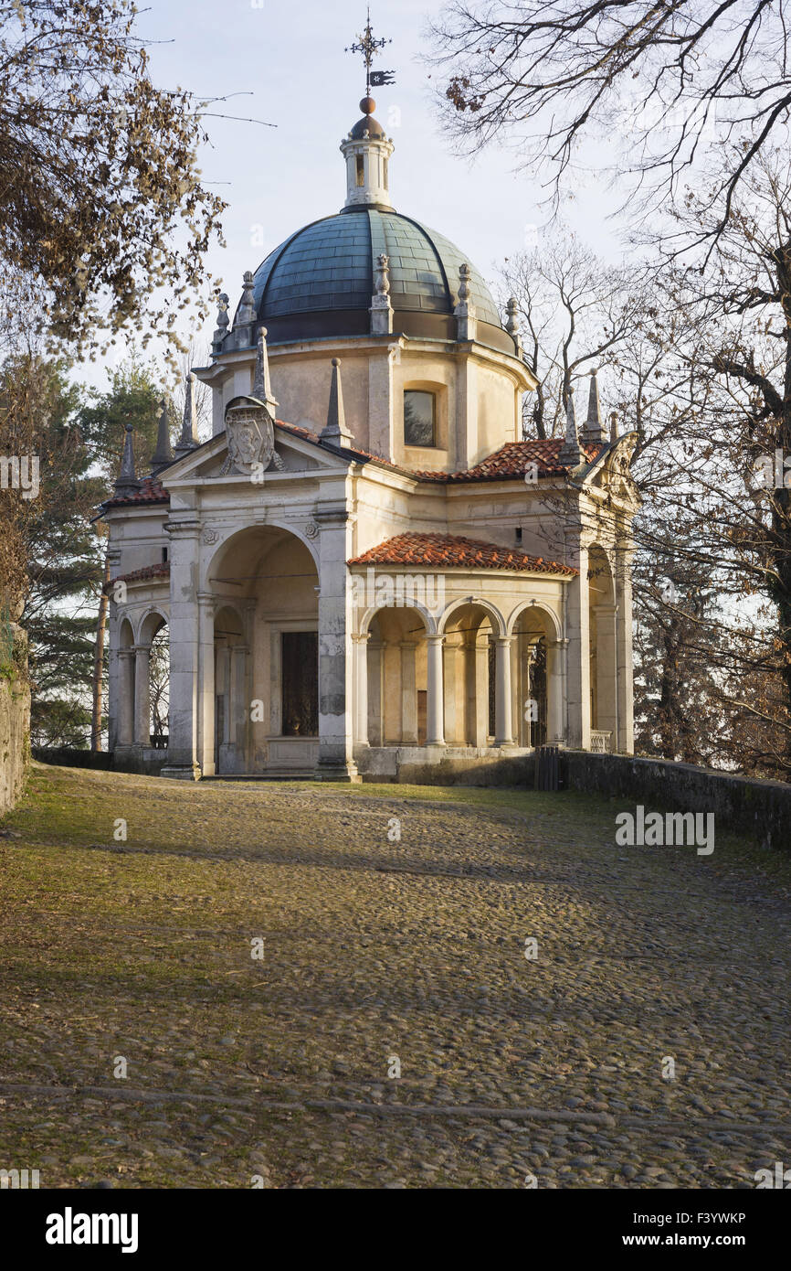 Chapel Sacro Monte di Varese Stock Photo