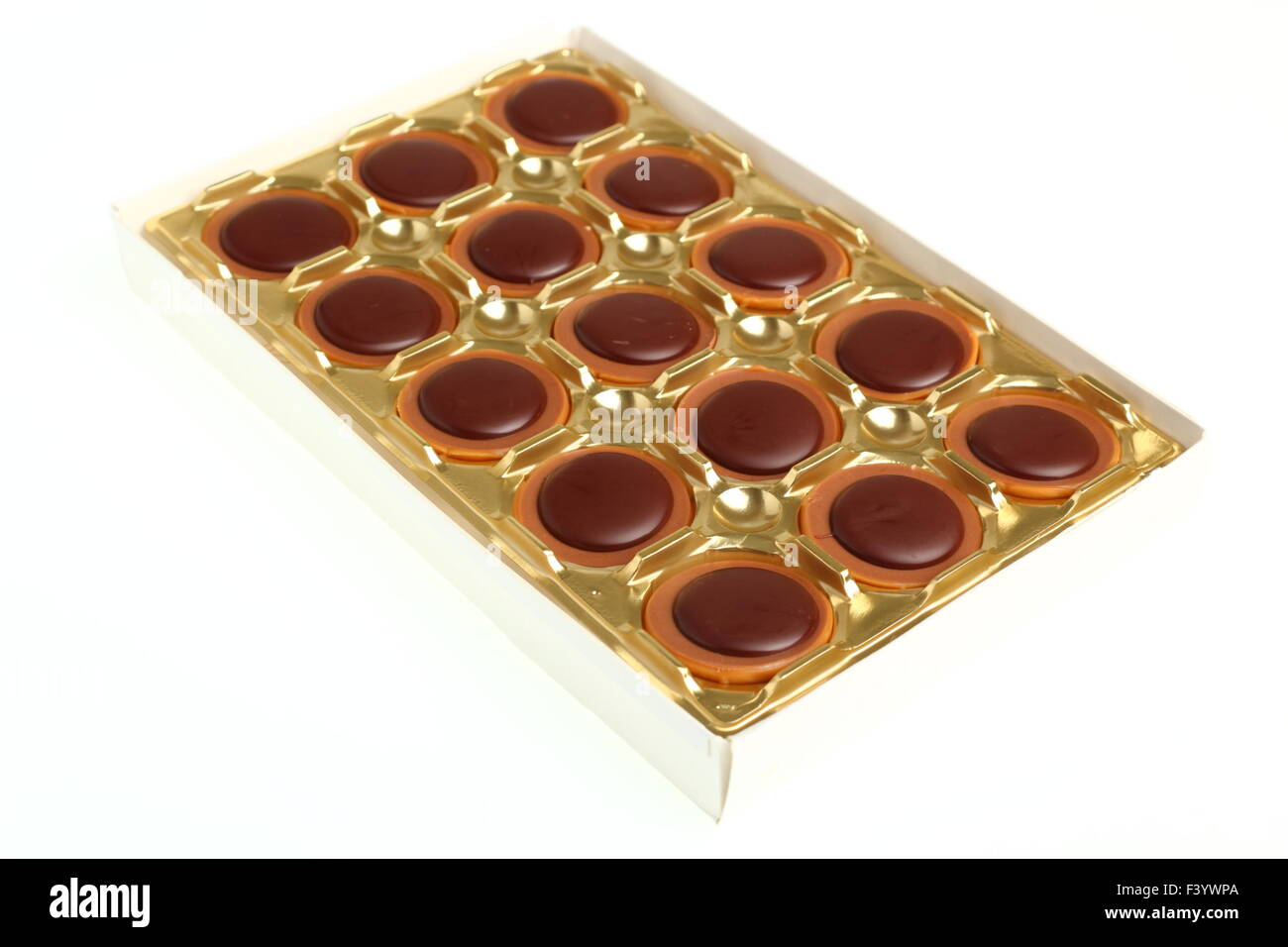 Caramel Candy with Hazelnut and Chocolate Stock Photo Alamy