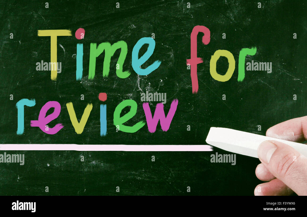time for review Stock Photo - Alamy