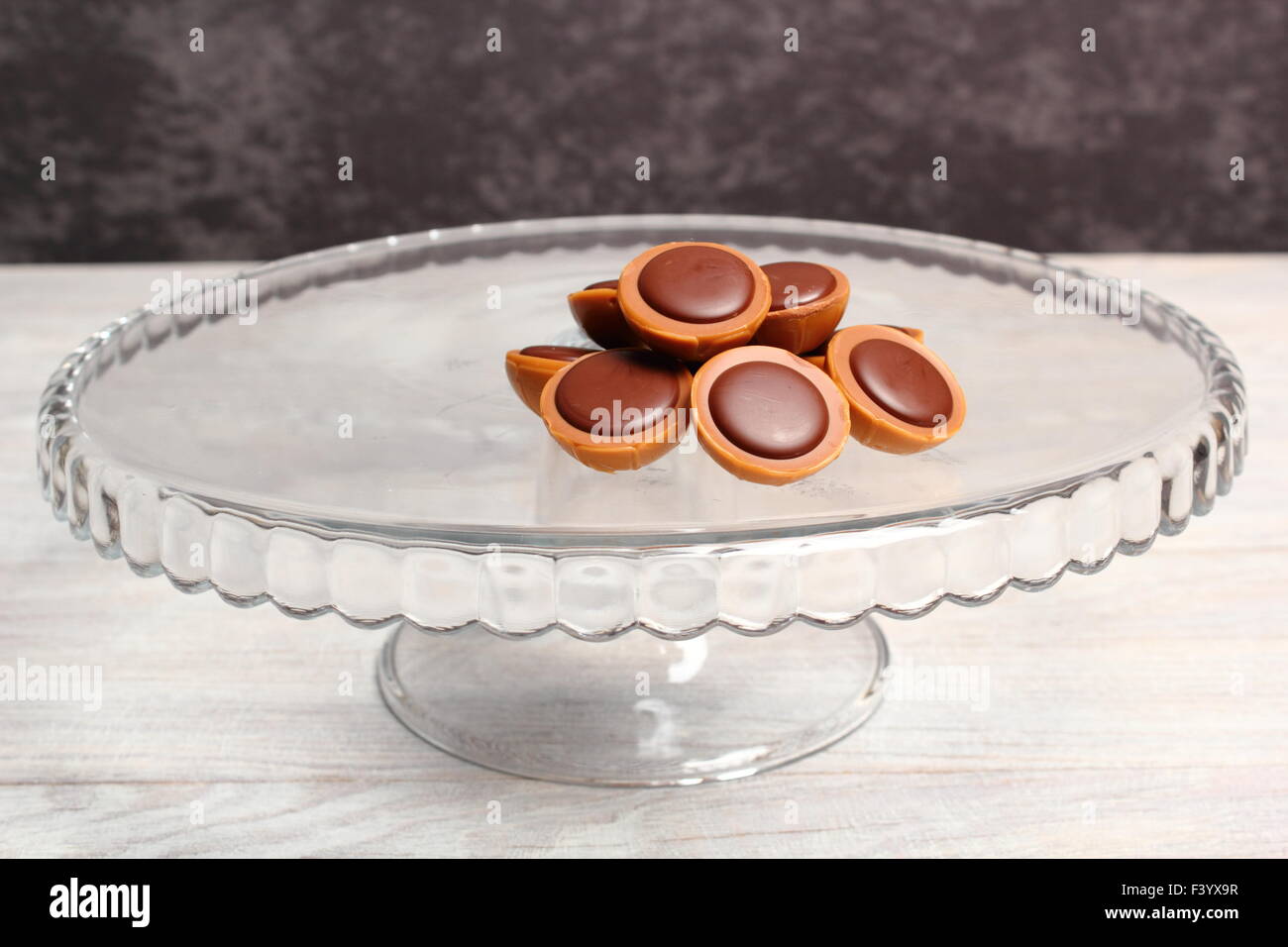 Caramel Candy with Hazelnut and Chocolate Stock Photo Alamy