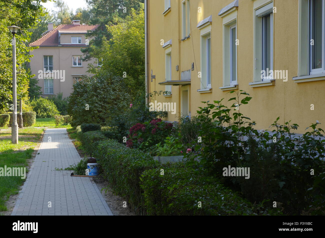 Nowa Huta, district of Krakow. Residential complex Osiedle Wandy, built in 1949-51. Stock Photo