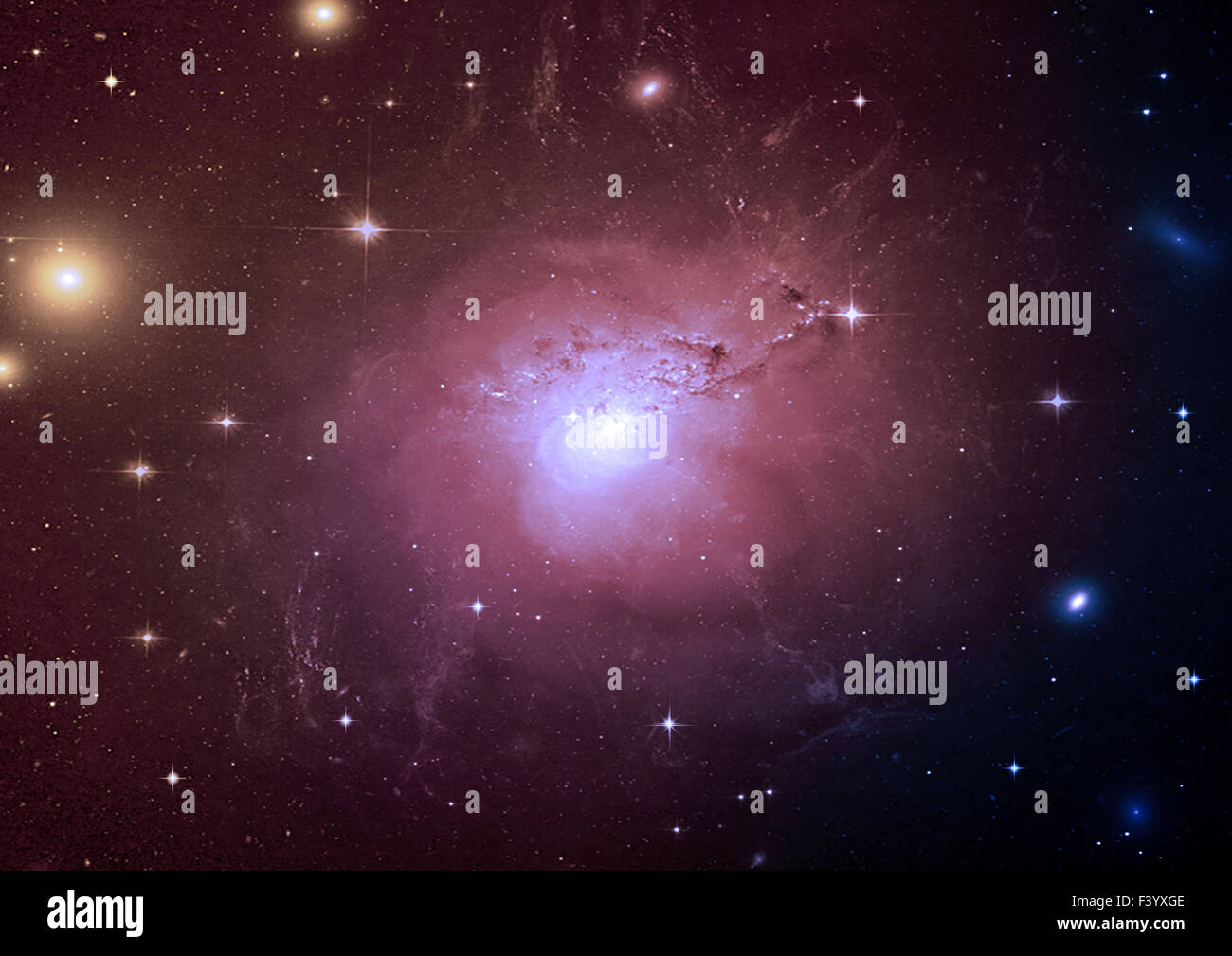Star field in space and a nebulae Stock Photo - Alamy