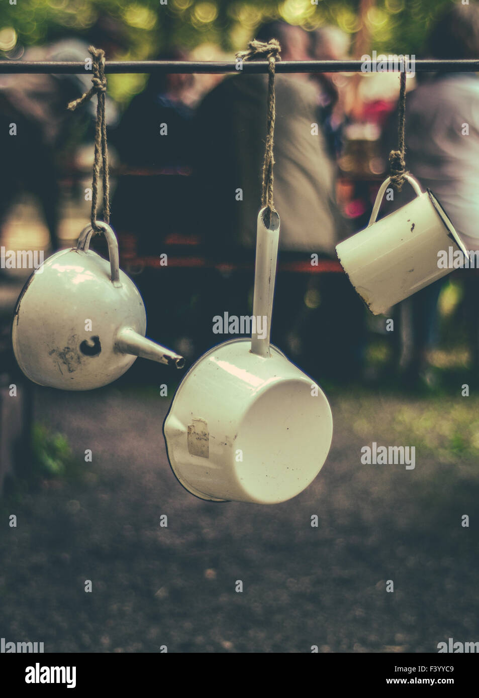 Vintage Camping Equipment Stock Photo Alamy
