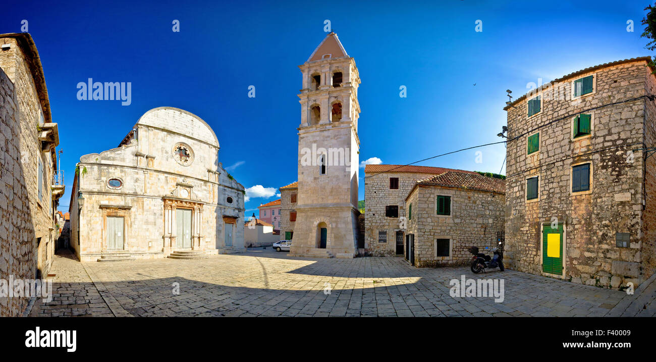 Stari Grad old stone square Stock Photo