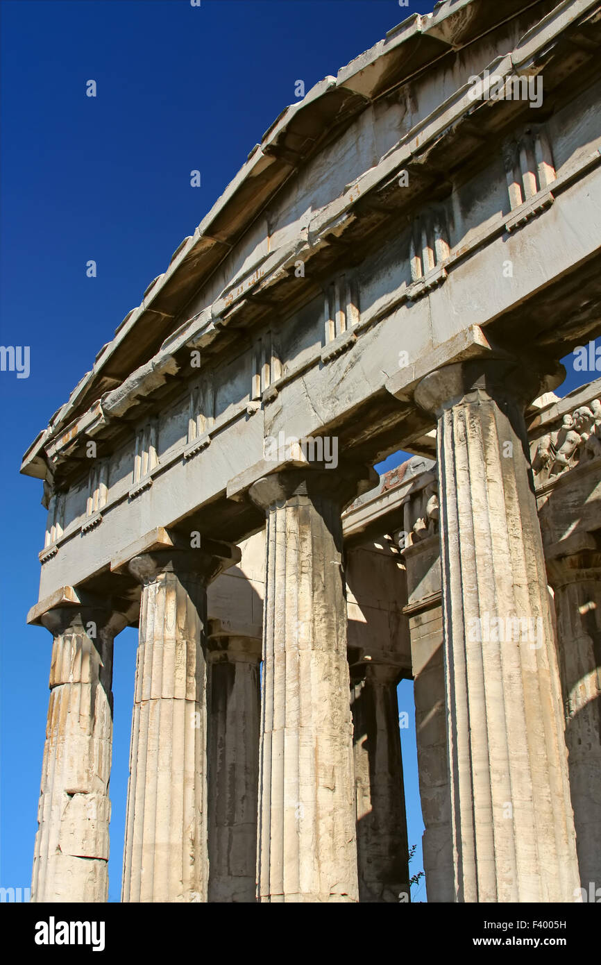 Ancient greek temple Stock Photo