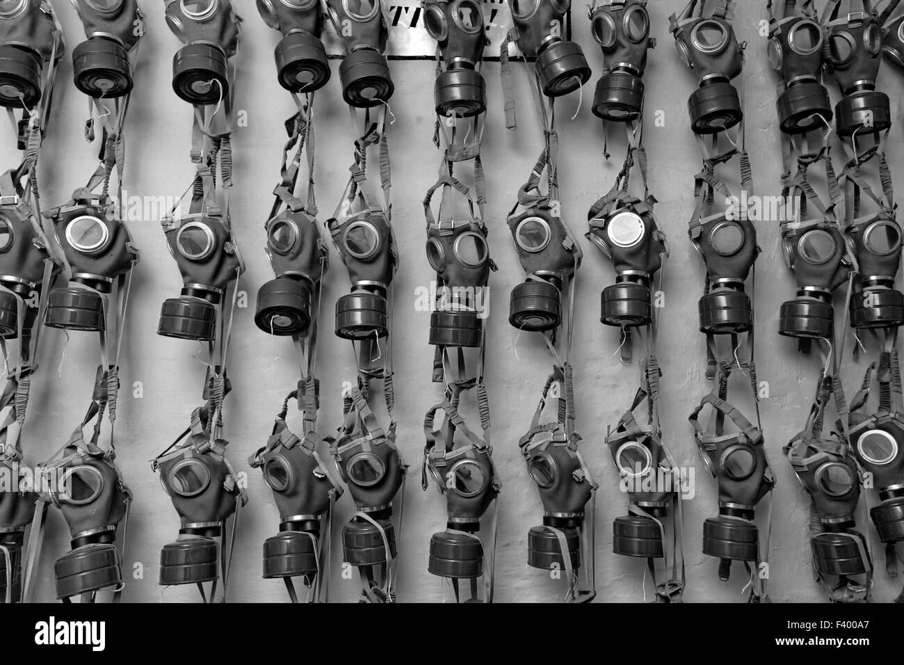 Vintage military gas mask Black and White Stock Photos & Images - Alamy