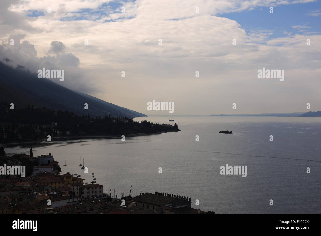 Mount Baldo, Malcesine, Lake Garda, Italy Stock Photo