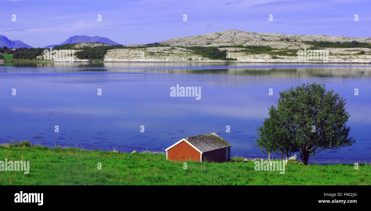 behind andalsvg horn northgoing Stock Photo