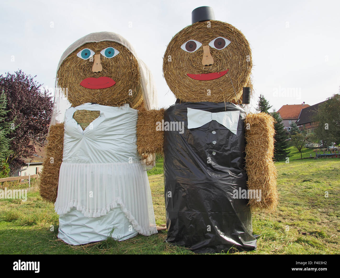 bridal pair Stock Photo