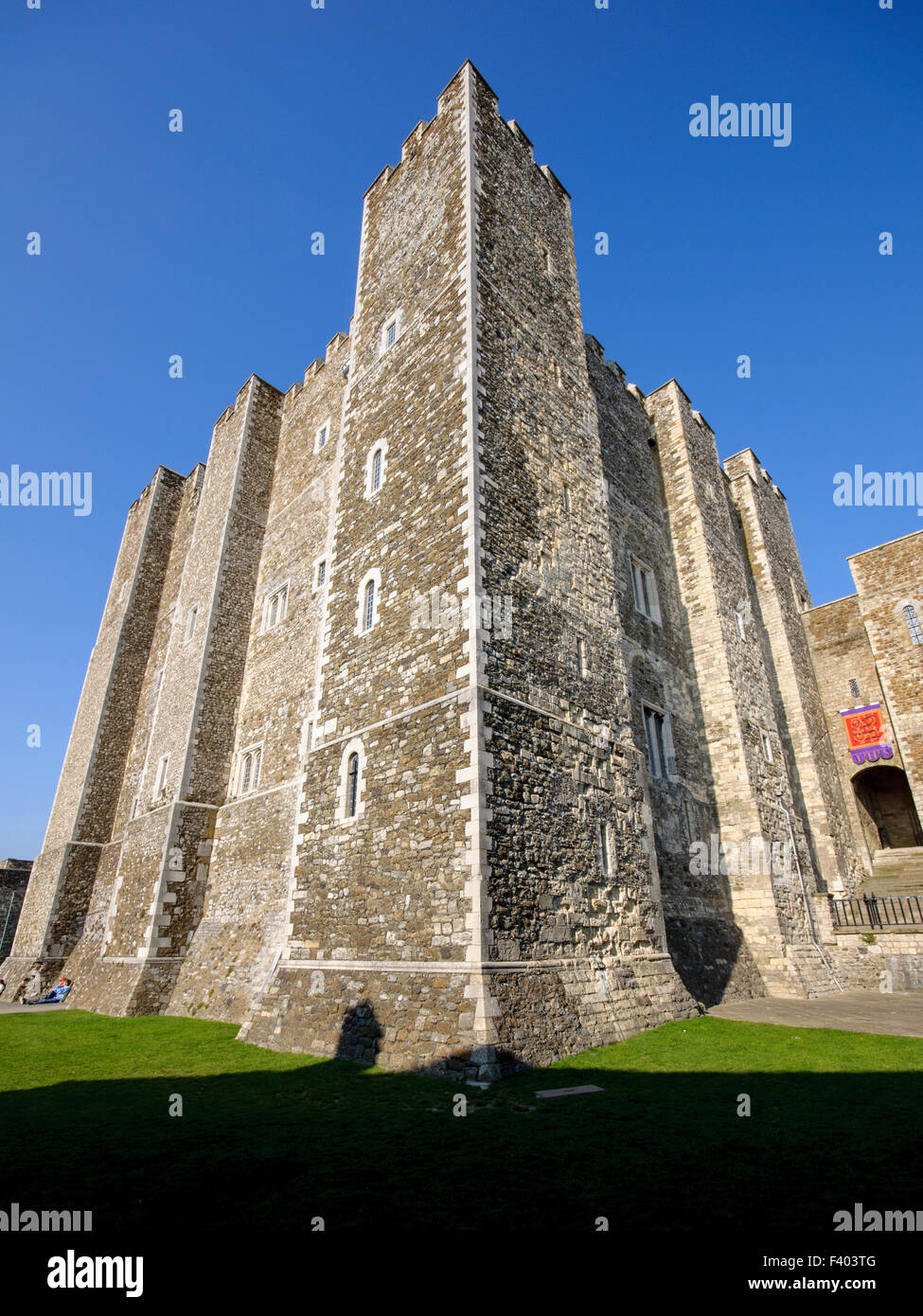 Dover castle keep Stock Photo