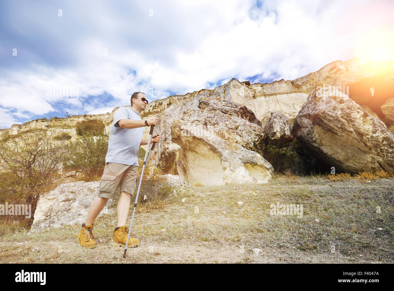 Man poles hi-res stock photography and images - Alamy