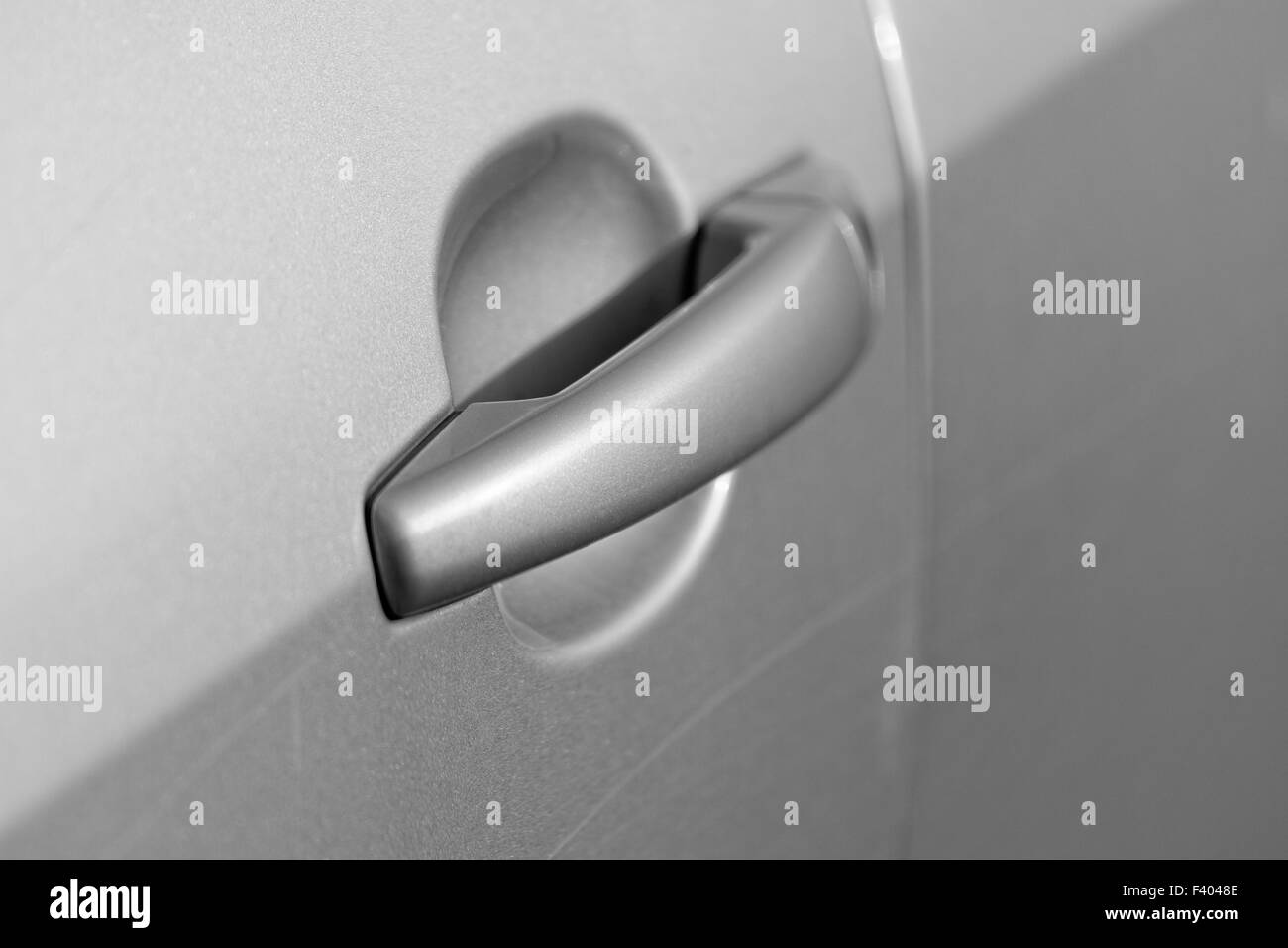Close up photo of the car door handle Stock Photo Alamy