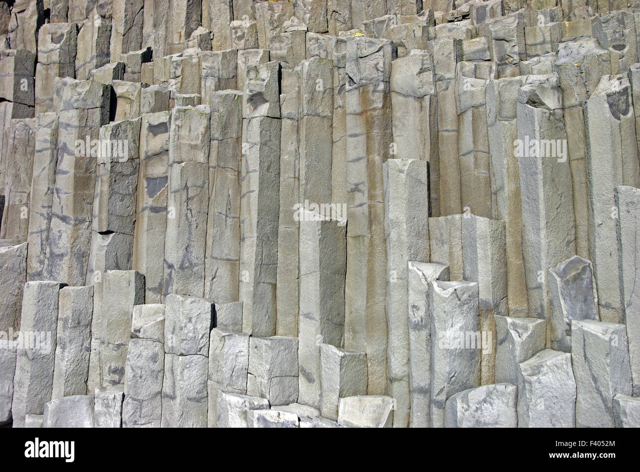 Vulcanic formations in southern Iceland Stock Photo