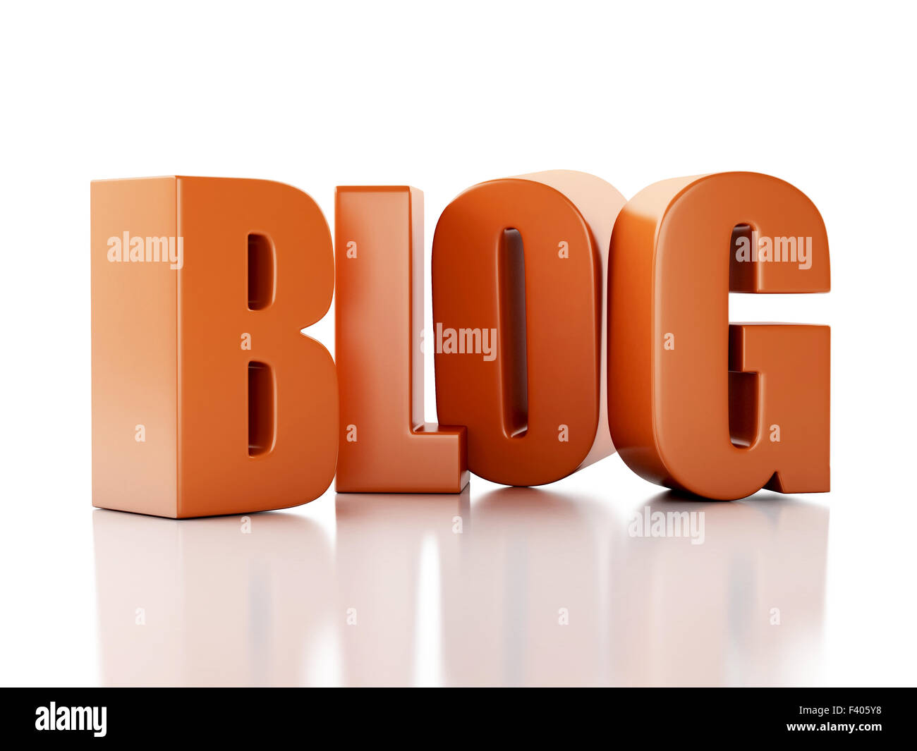 blog 3d illustration Stock Photo - Alamy