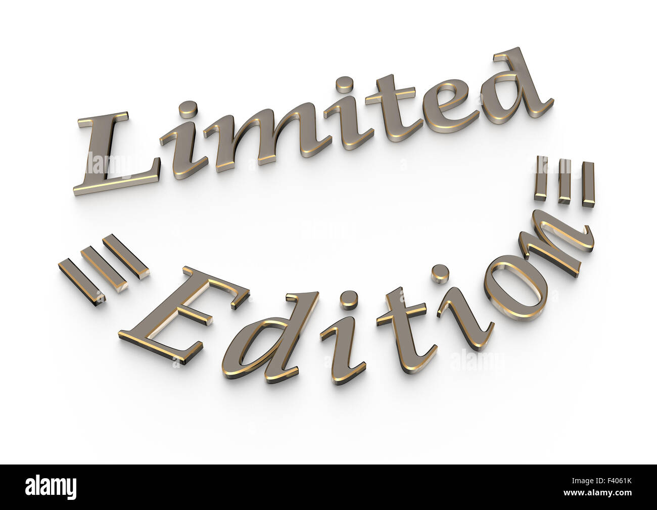Limited edition product badge. Stock Photo