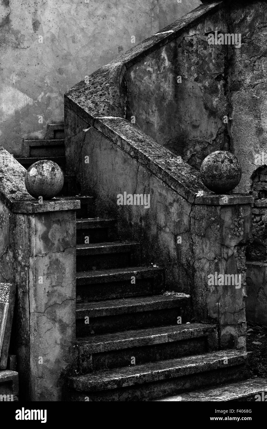 stone stairs Stock Photo