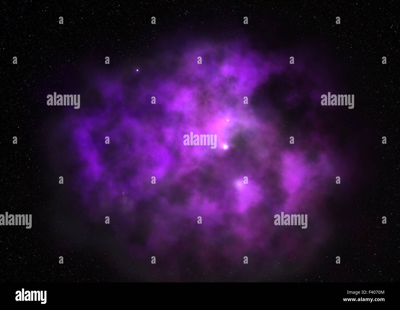 Star field in space and a nebulae Stock Photo - Alamy