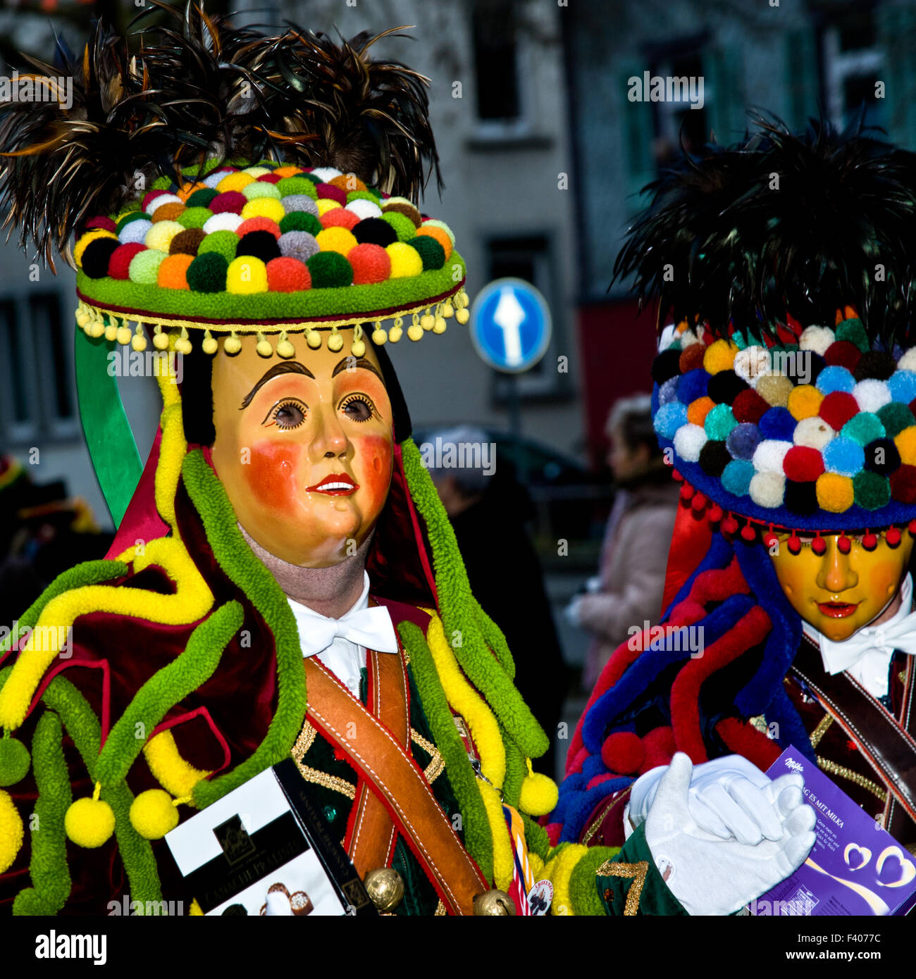 swabian alemannisch fasnet Stock Photo