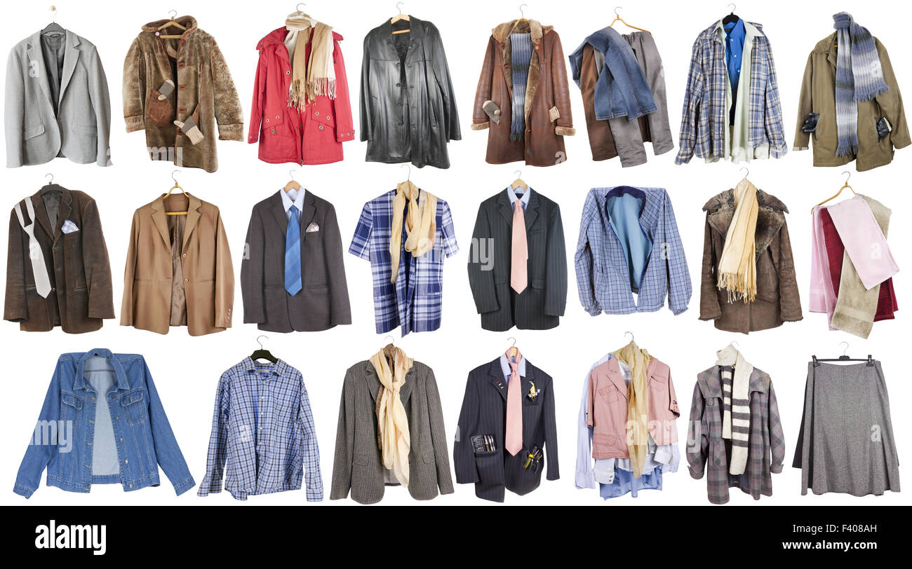 Clothing for poor people Stock Photo