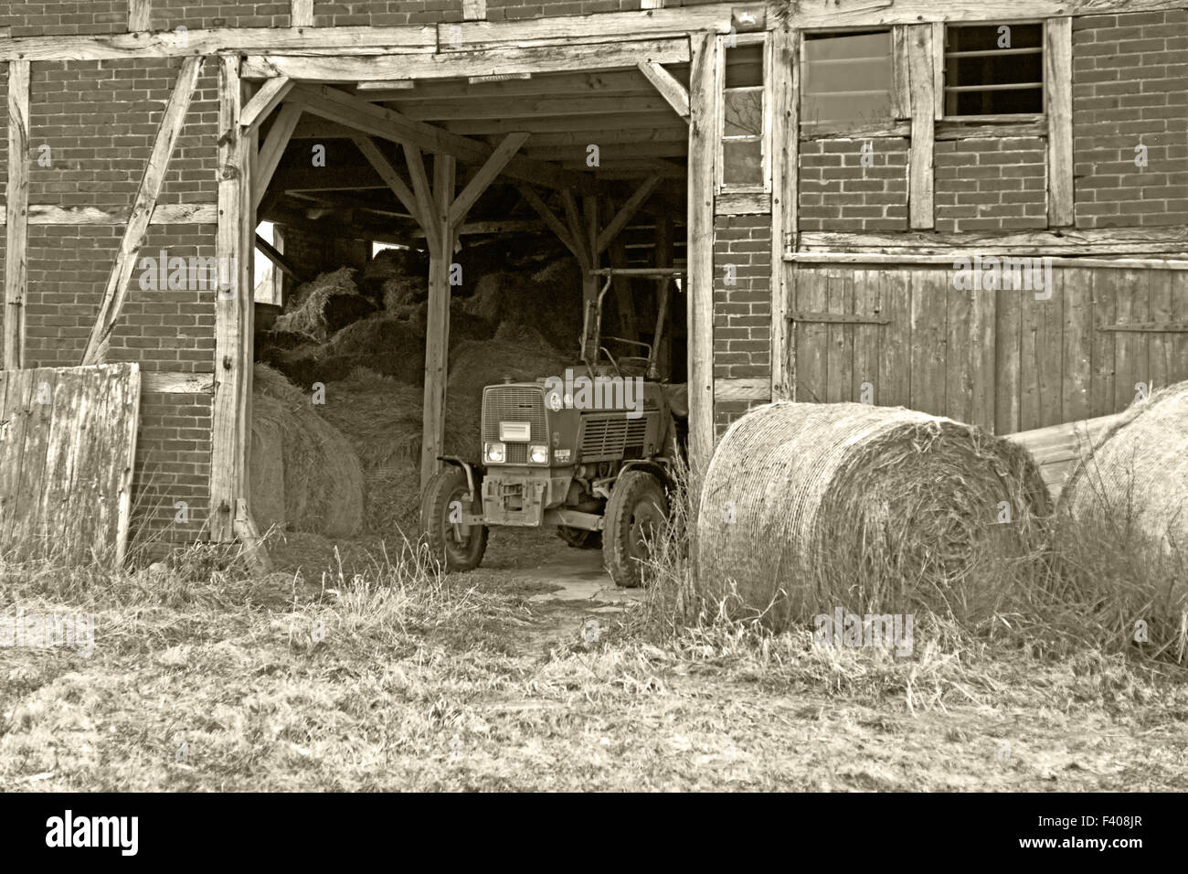 old Farm Stock Photo