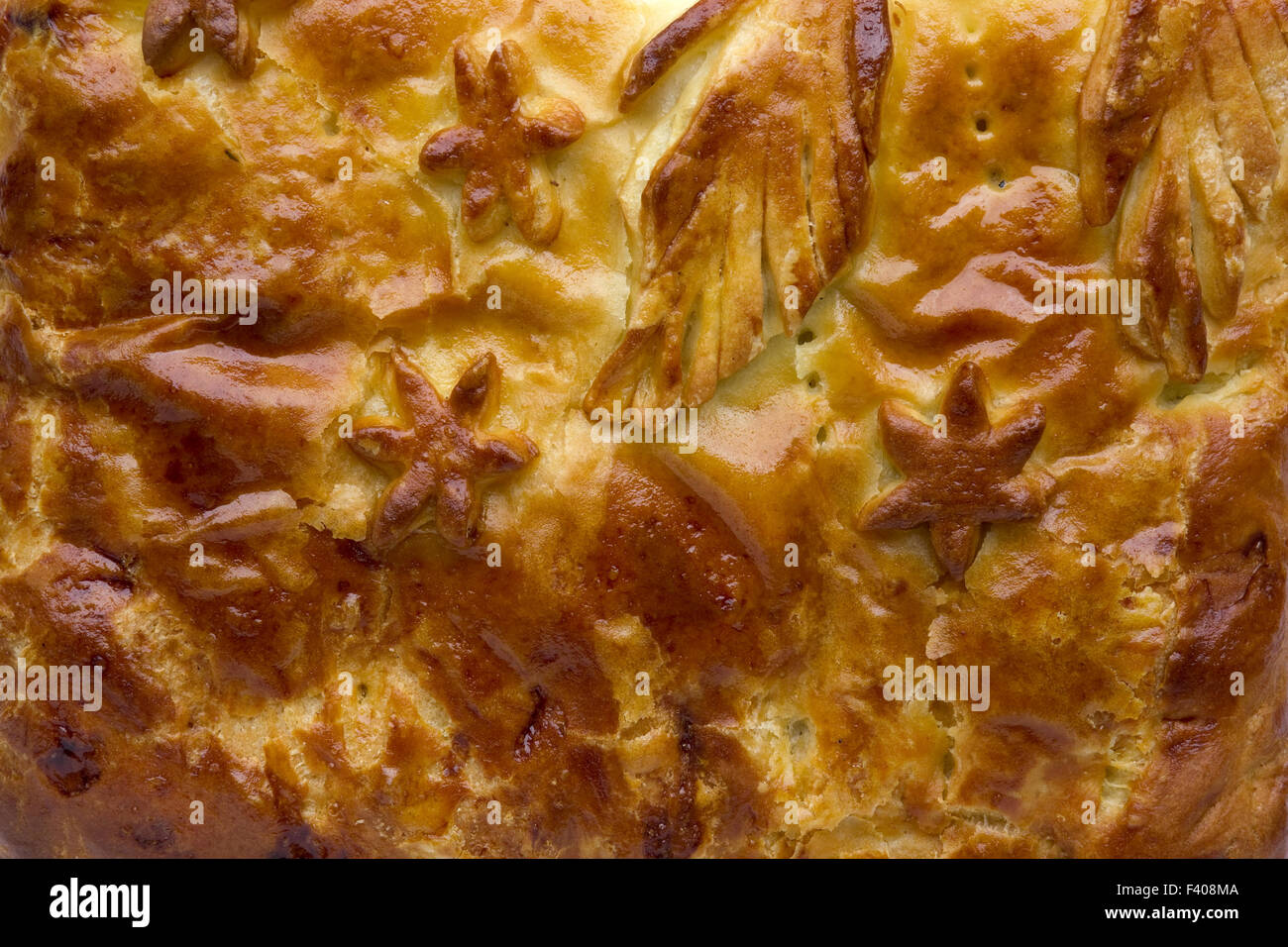 Fried crust Stock Photo