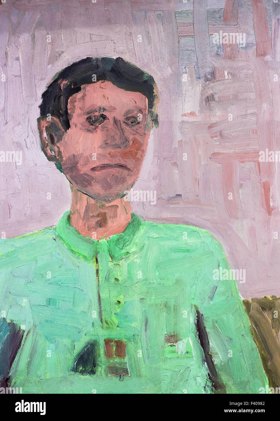 Portrait of sad young man Stock Photo - Alamy