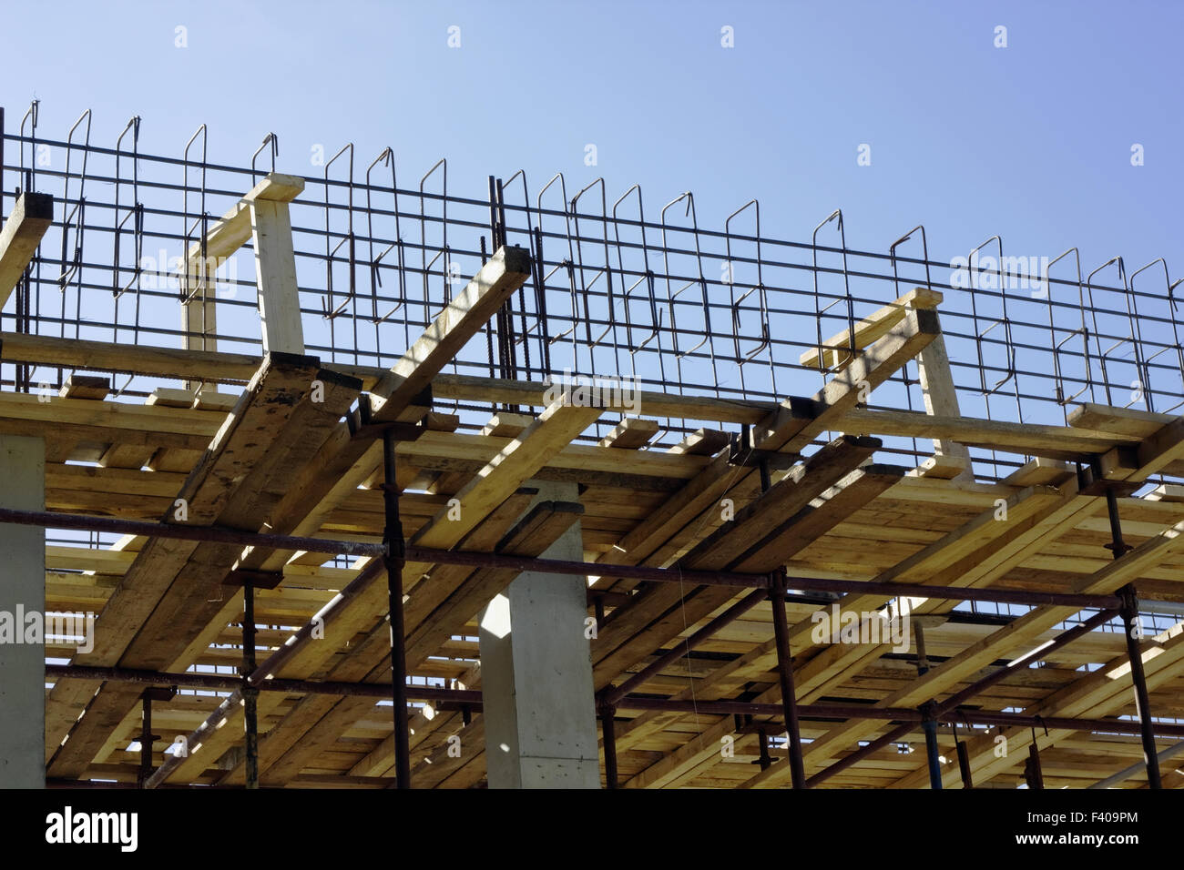 Wooden construction Stock Photo