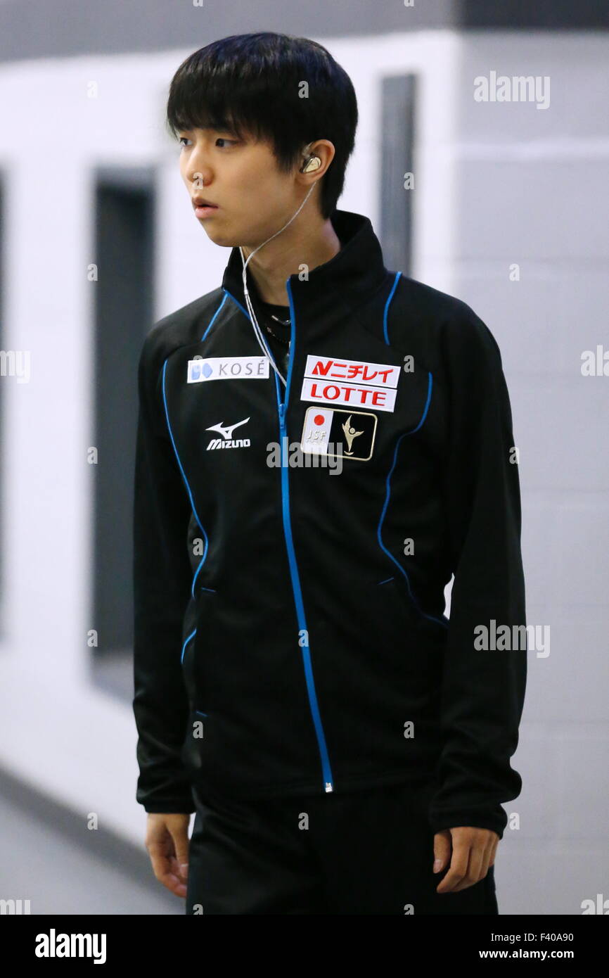 Barrie, Canada. 13th Oct, 2015. Yuzuru Hanyu (JPN) Figure Skating