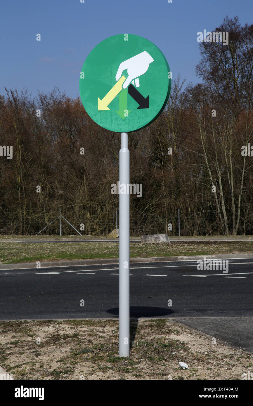 France Recycle Bin - 01 Stock Photo