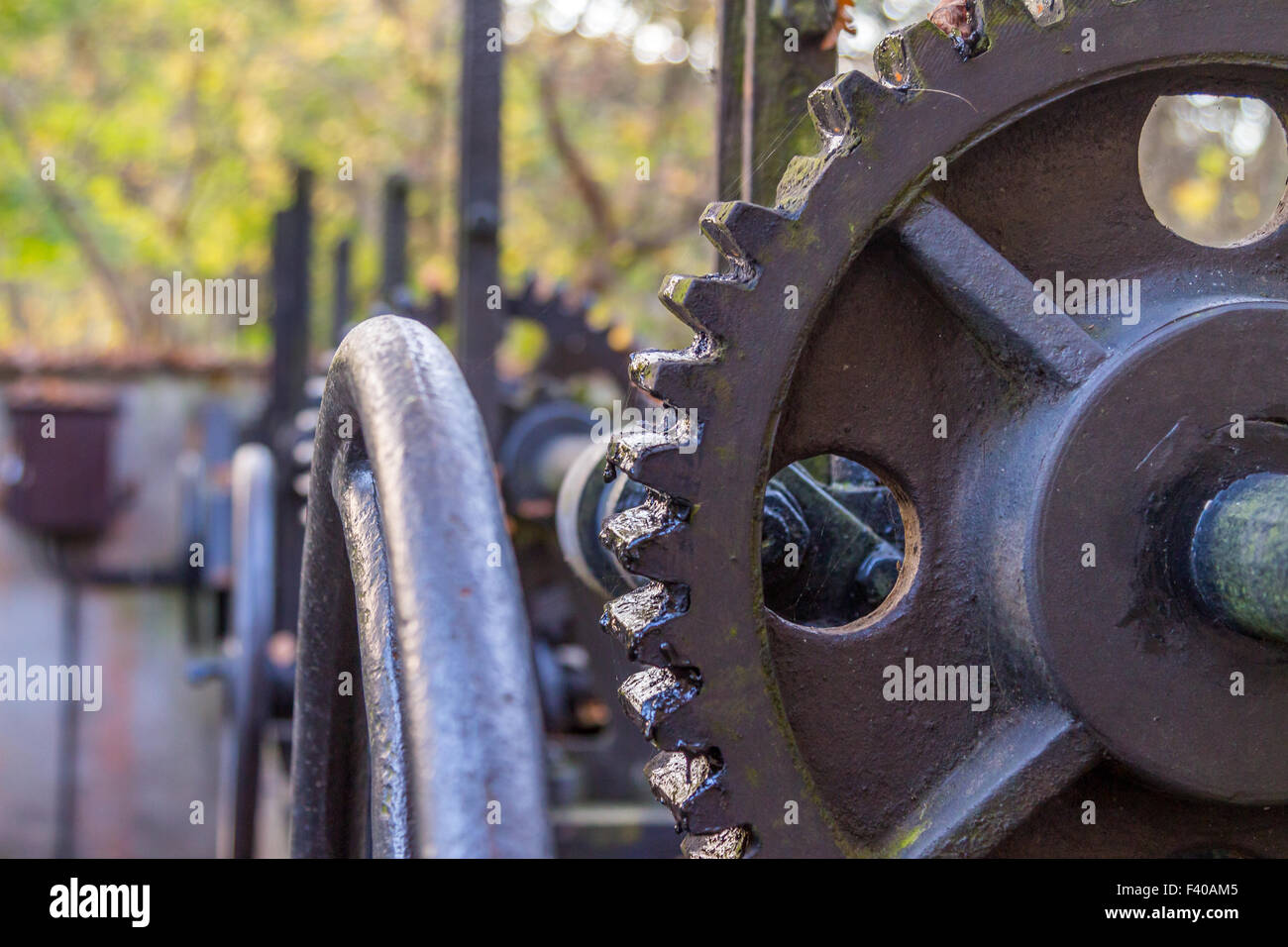 Old Rusty Gear Wheel Stock Photo