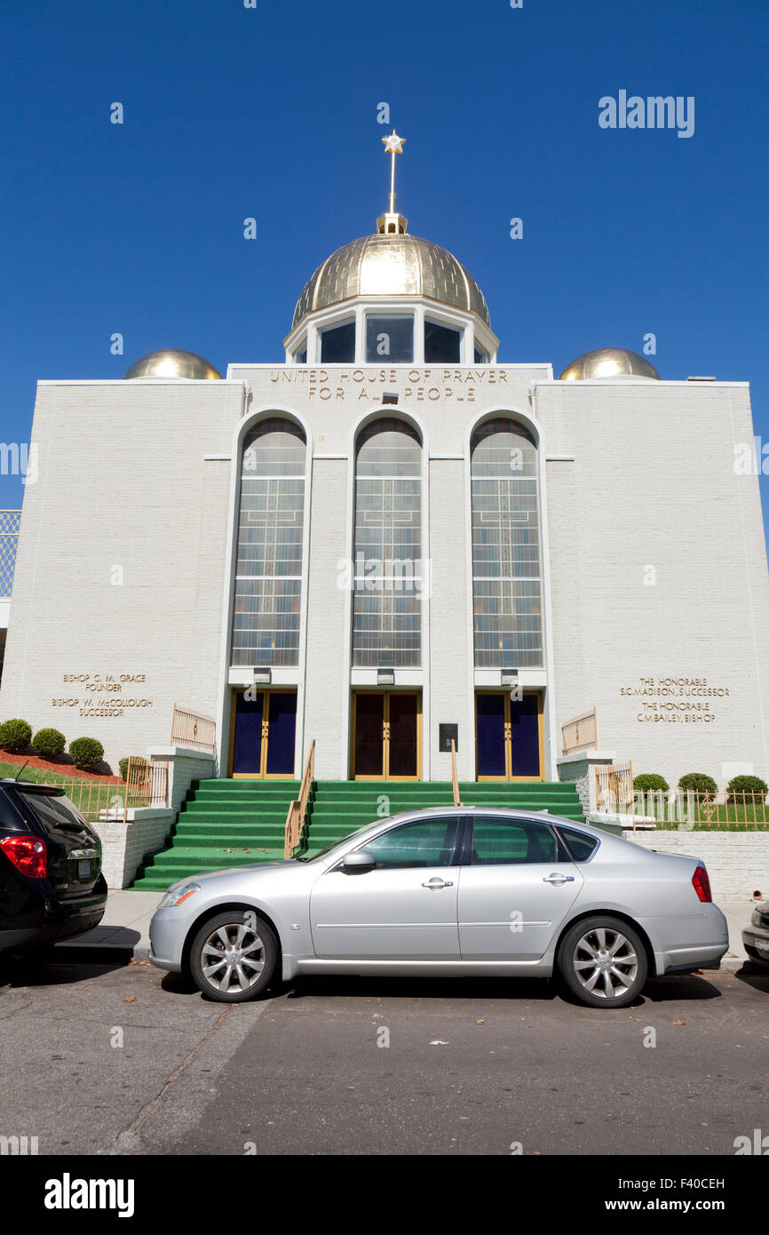 United House of Prayer for All People of the Church on the Rock of the Apostolic Faith - Washington, DC USA Stock Photo