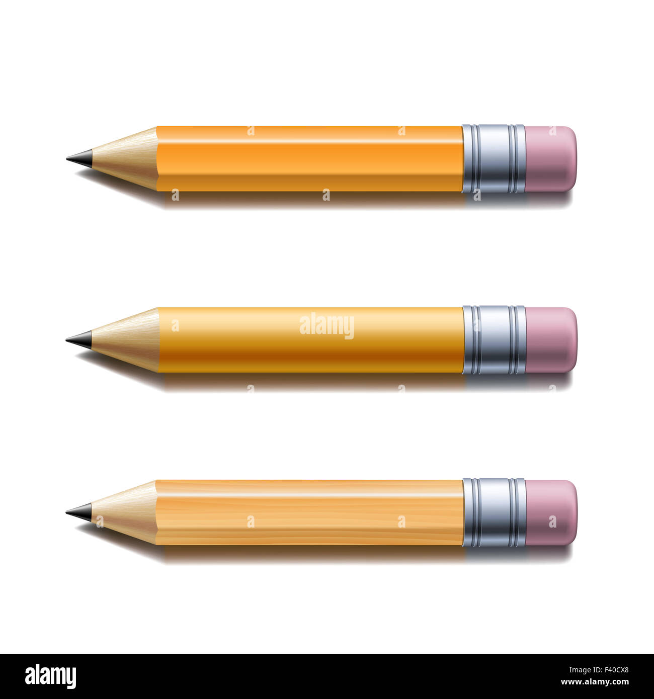Yellow pencils Stock Photo Alamy