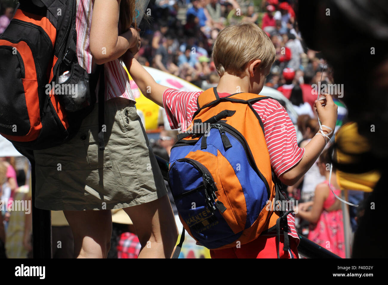 a variety of backpacks Stock Photo Alamy