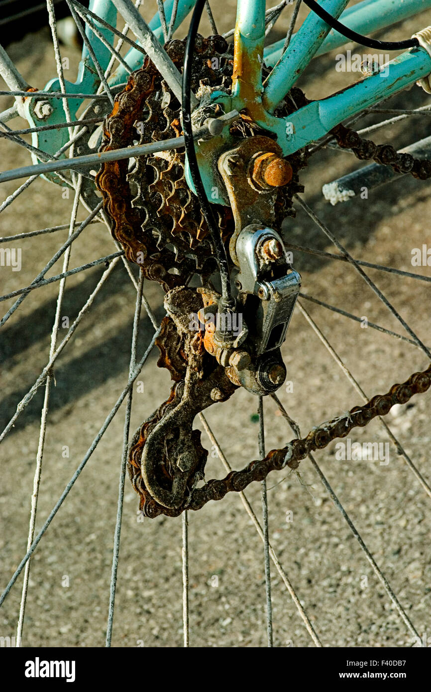 bike details Stock Photo