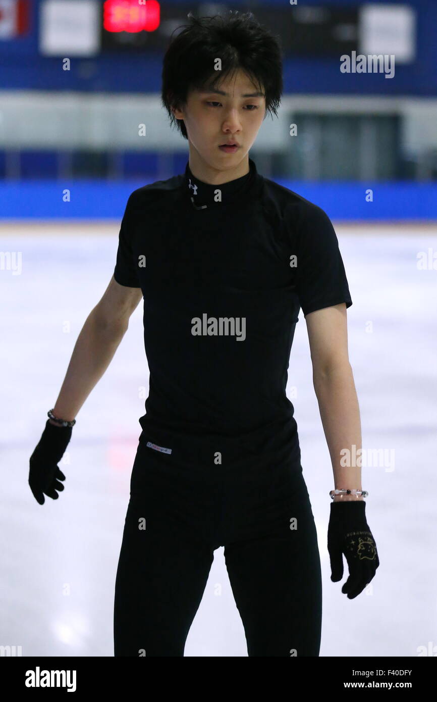 Barrie, Canada. 13th Oct, 2015. Yuzuru Hanyu (JPN) Figure Skating