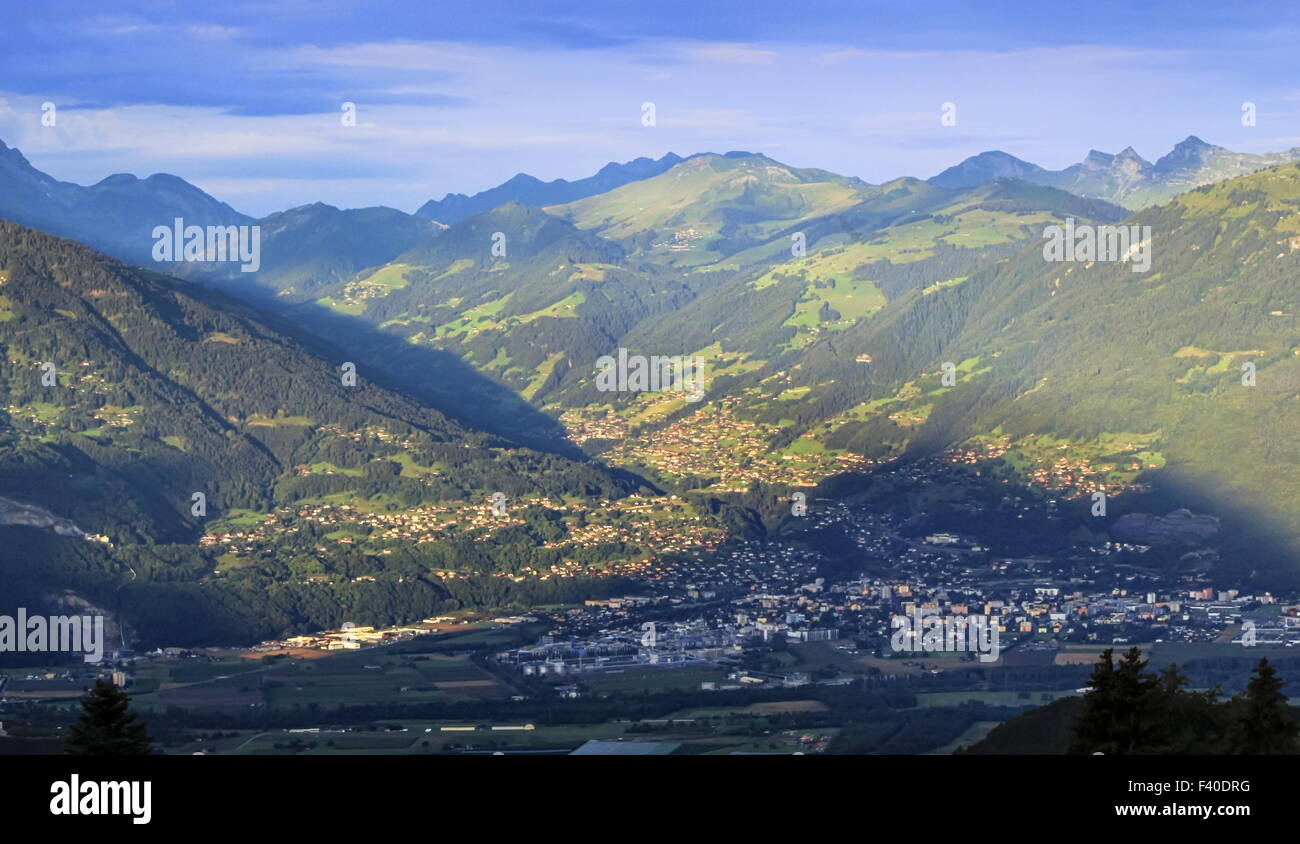View on Chablais, Switzerland Stock Photo - Alamy