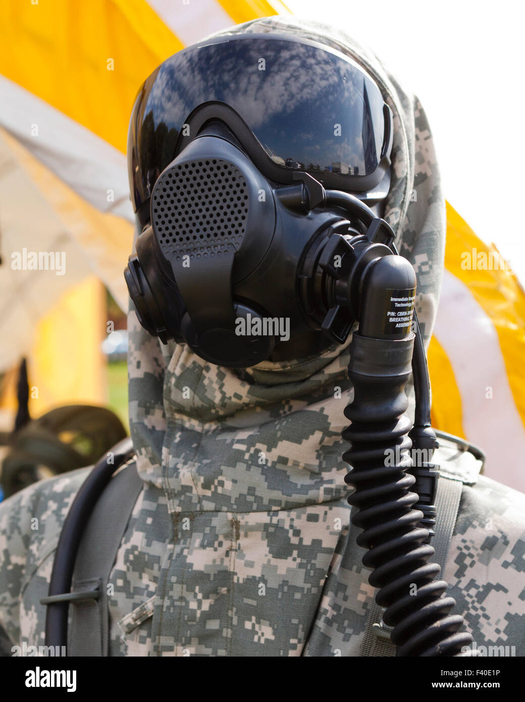 AirBoss gas mask system - USA Stock Photo