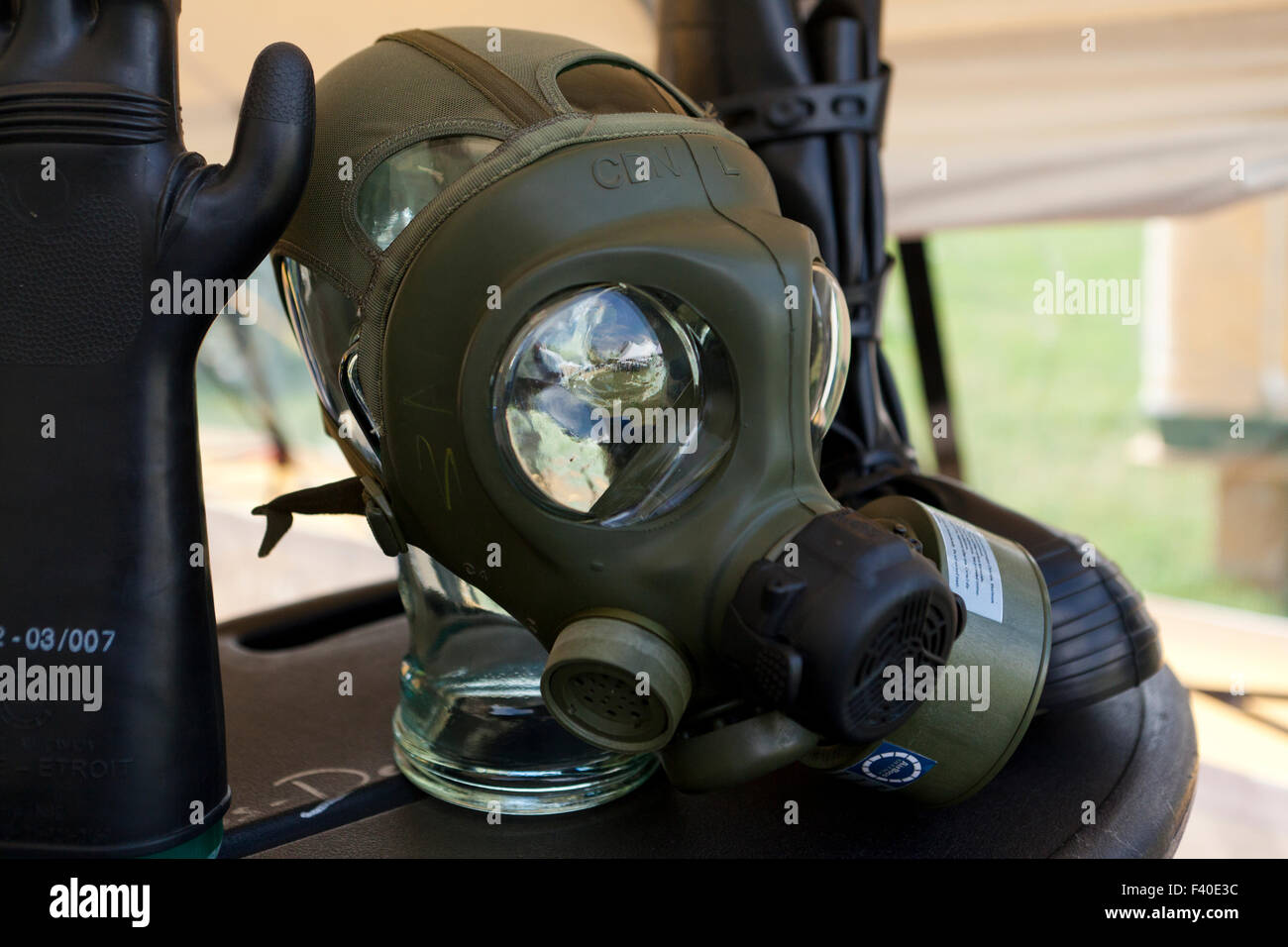 AirBoss gas mask system - USA Stock Photo