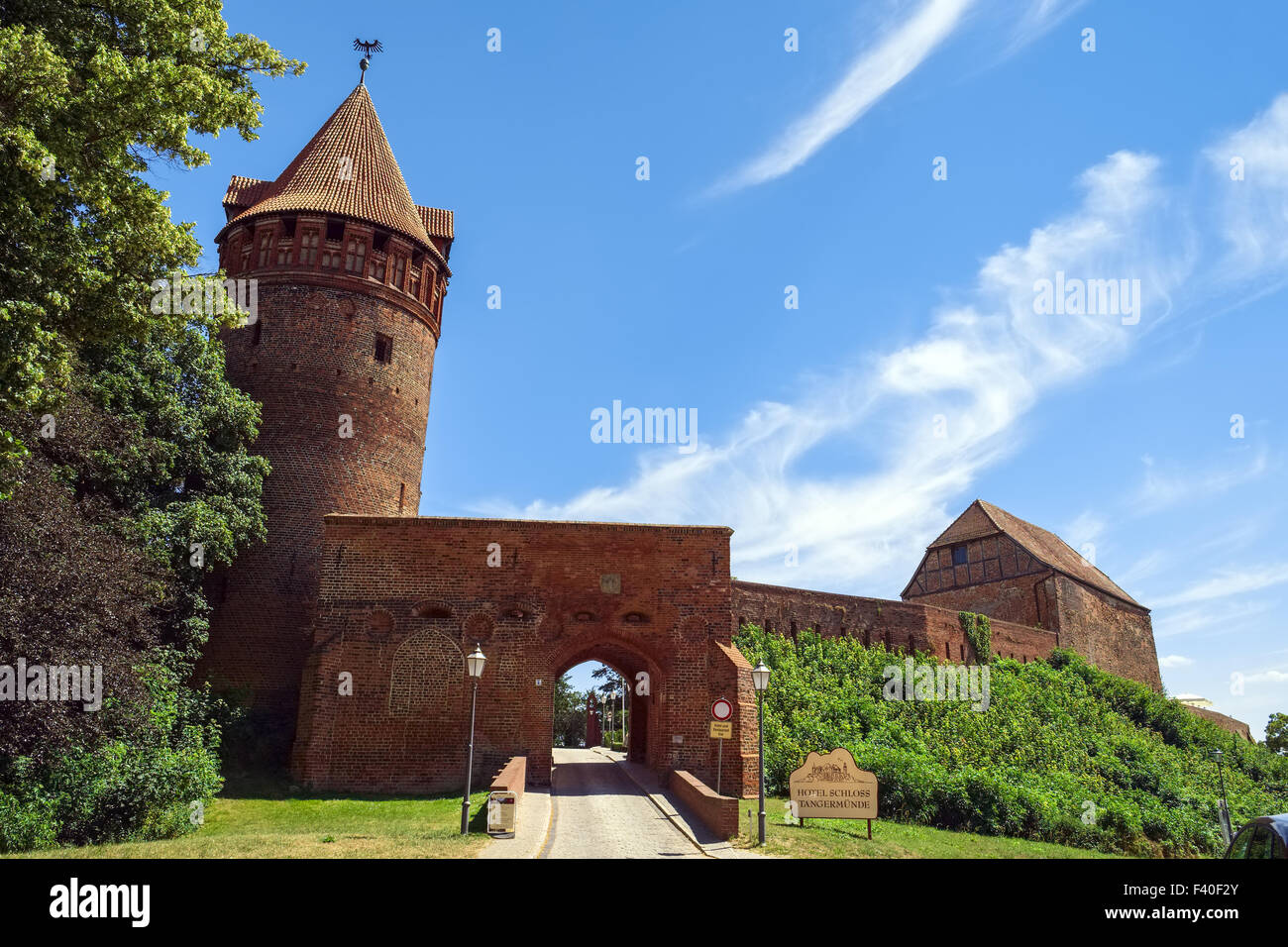 Castle Tangermuende, Saxony-Anhalt, Germany Stock Photo