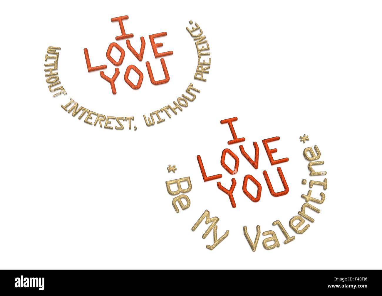 Inscription of love hi-res stock photography and images - Alamy