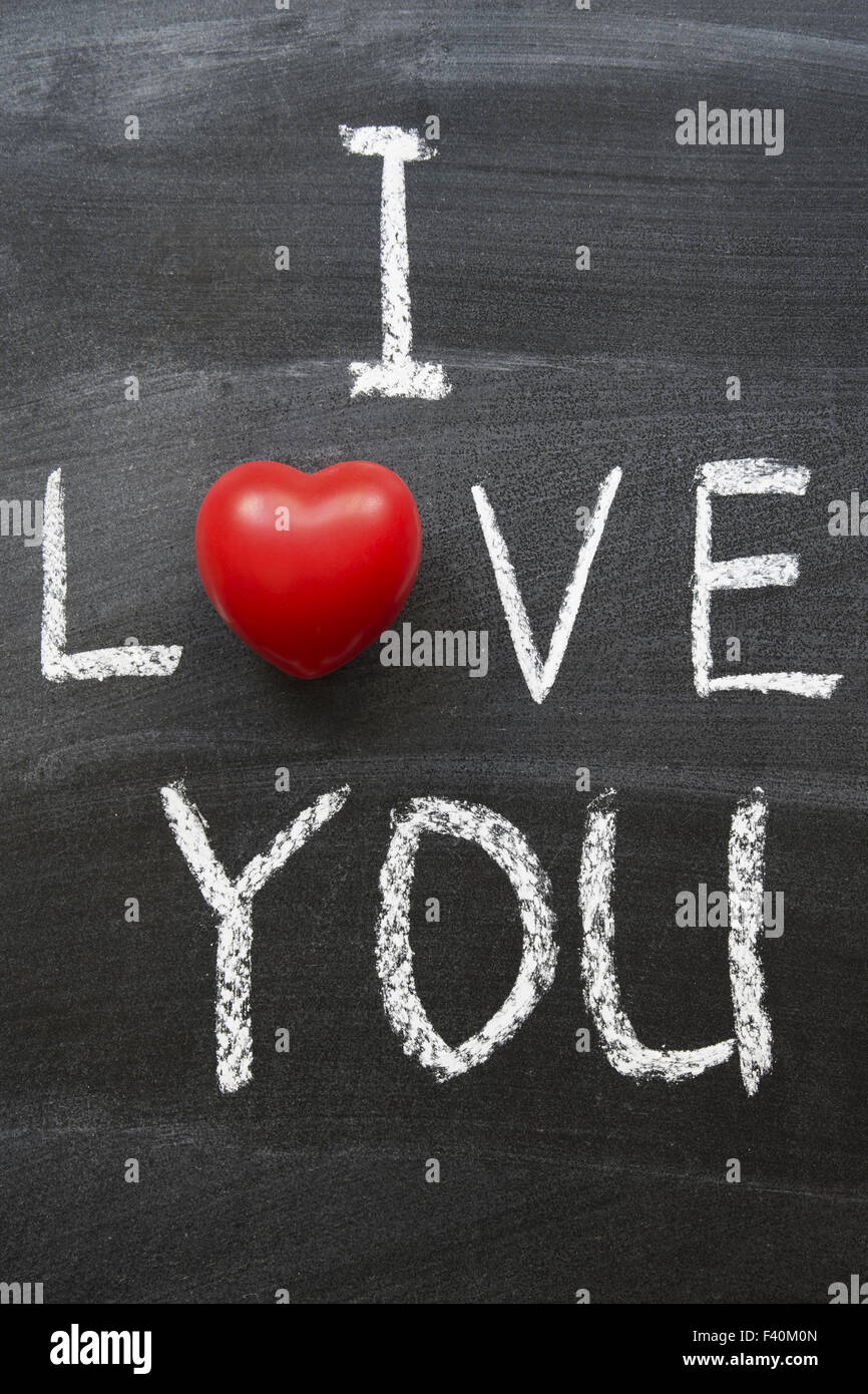 I love you Stock Photo - Alamy