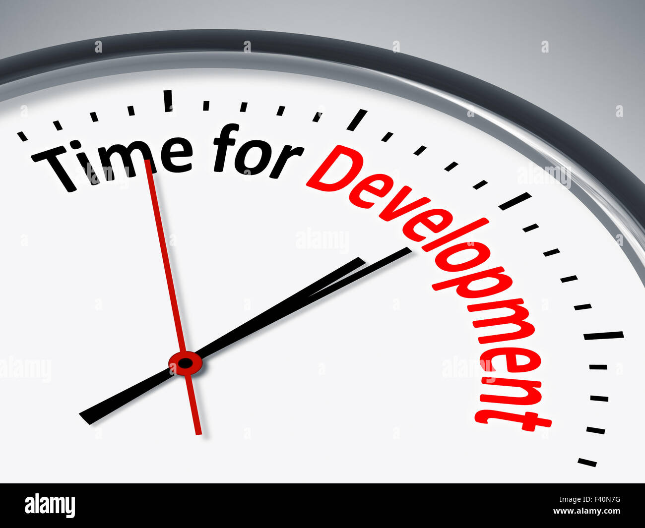 Time for Development Stock Photo - Alamy