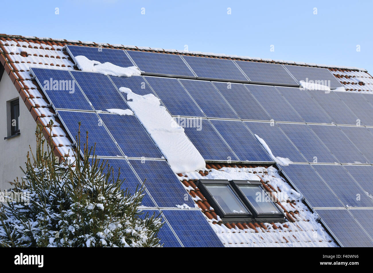 Solar modules Stock Photo