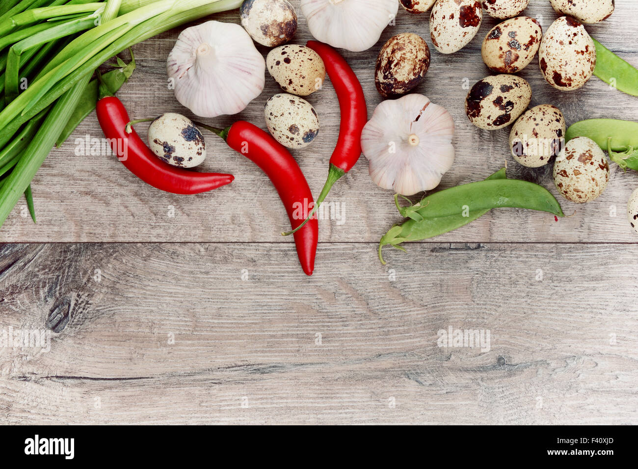 Beautiful vegetable frame Stock Photo - Alamy