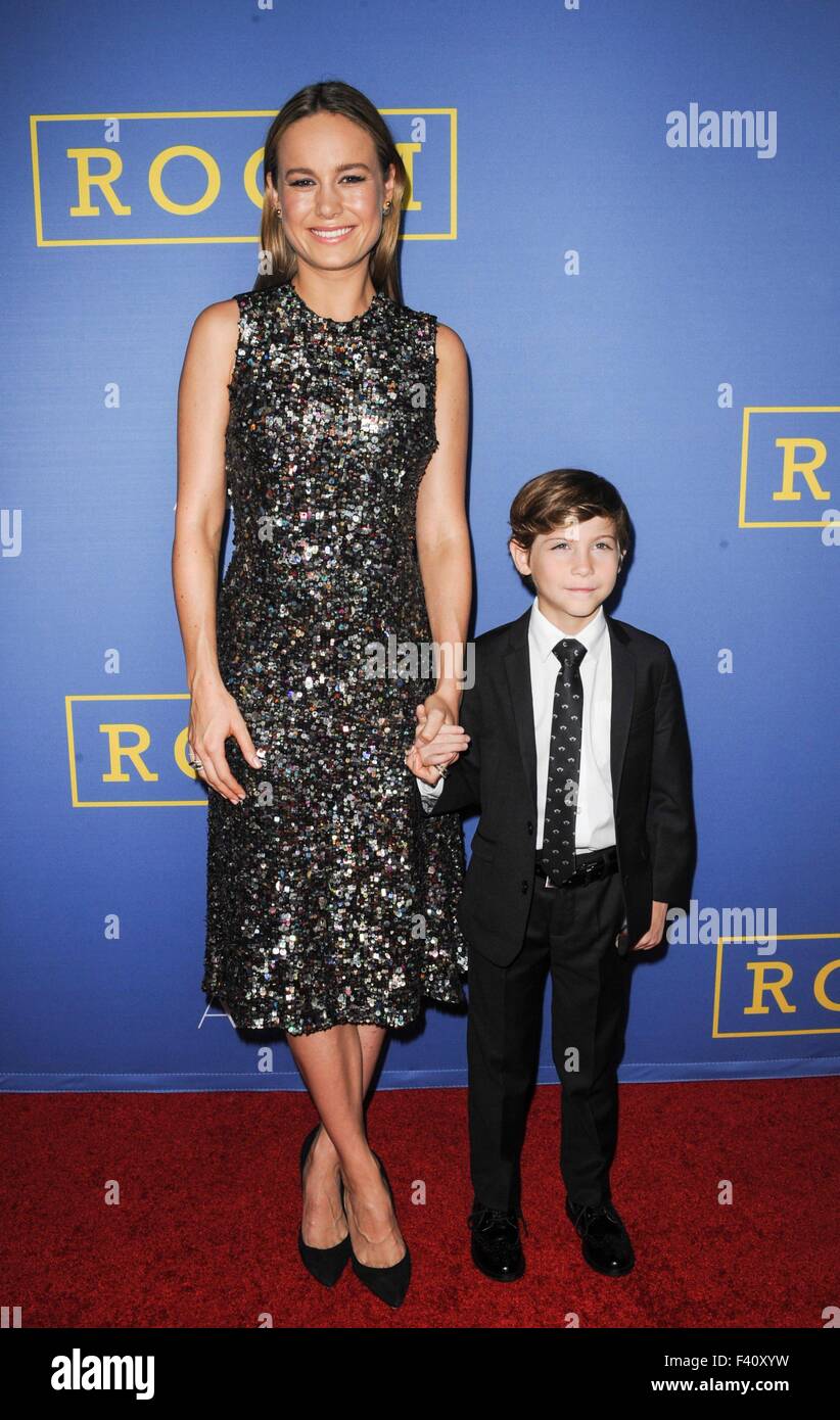 Brie larson and jacob tremblay hires stock photography and images Alamy