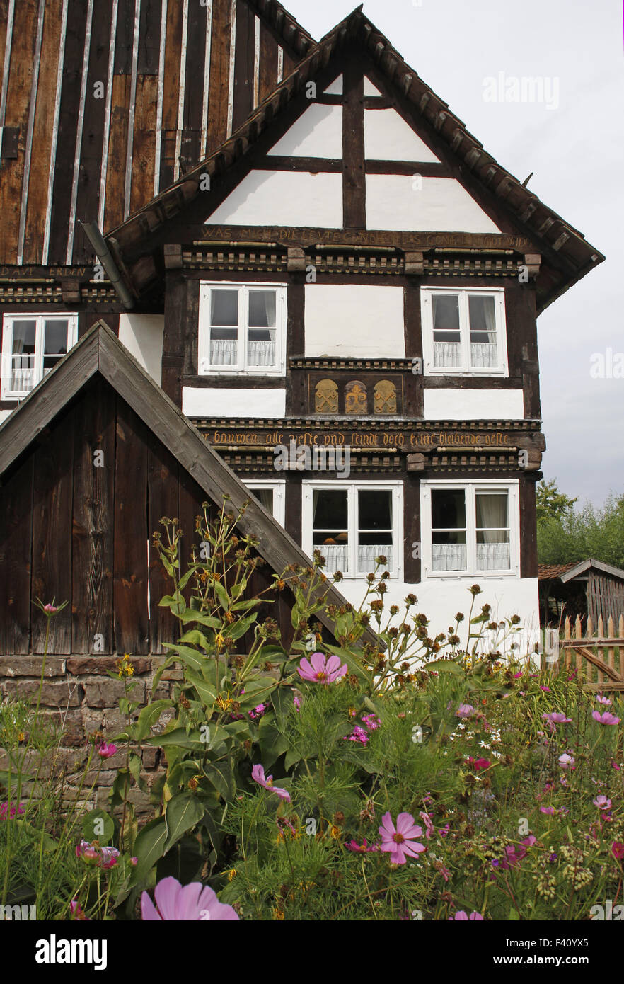 half-timber house Stock Photo
