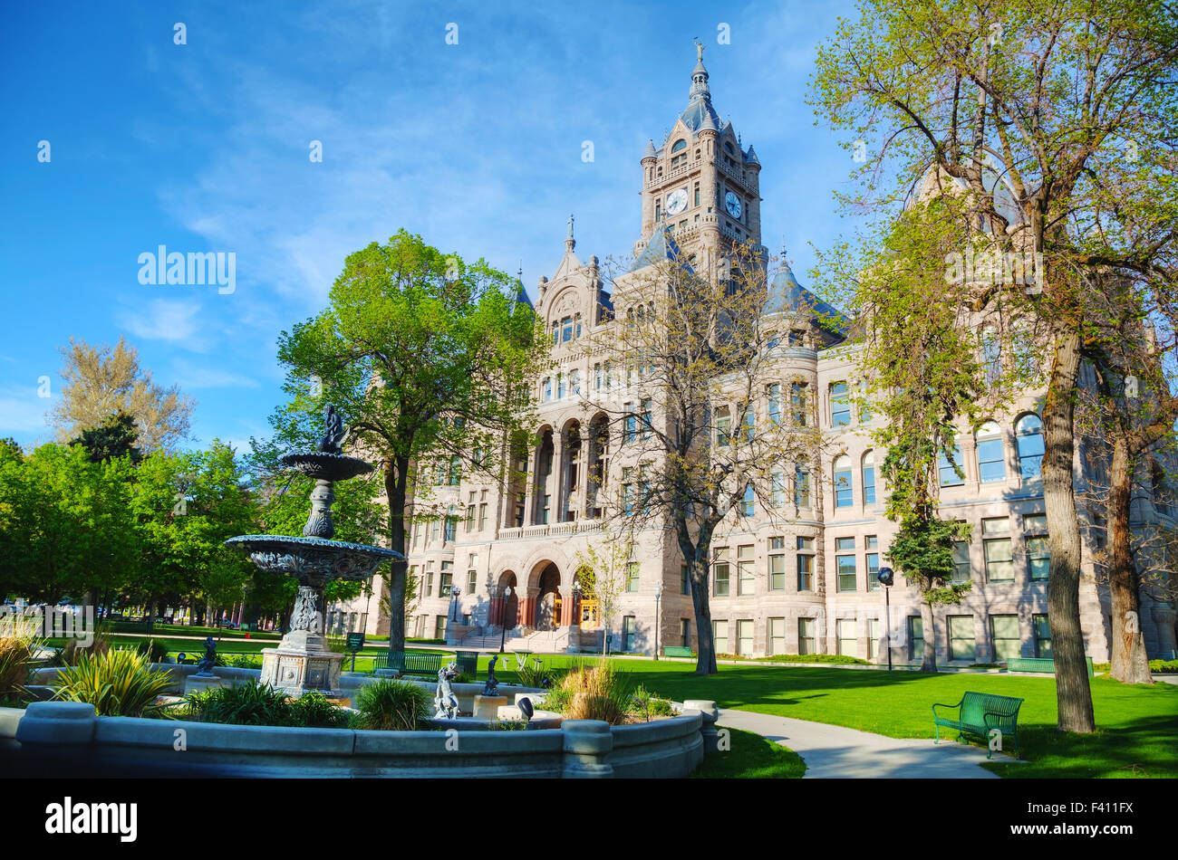 Salt Lake City and County Building Stock Photo