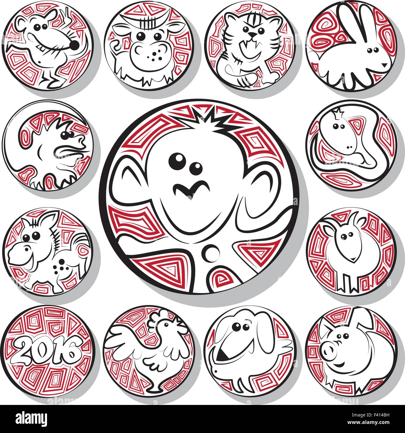 Paper cut chinese rabbit year Cut Out Stock Images & Pictures - Alamy