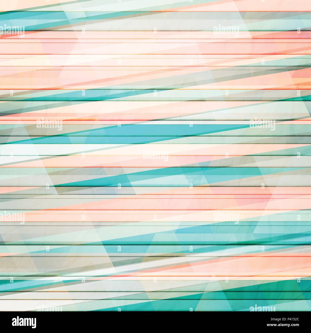 abstract, geometric background with colorful paper stripes. vector fashion wallpaper Stock Vector